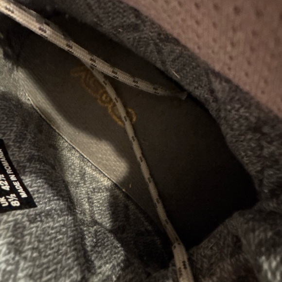 Asolo Women's Hiking Boots - Gray and Olive Goretex Vibram Sole / 10 - Picture 13 of 13